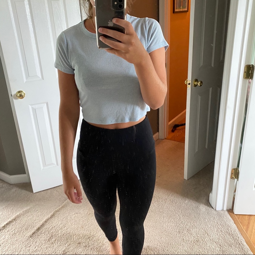 PacSun light blue crop top